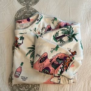 Lou and Grey Terry Crew Neck Surf Sweatshirt